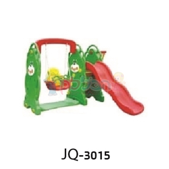 תמונה של מתקן פארק משחקים לחצר משולב 4 ב-1