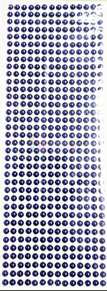 תמונה של מדבקות אבני קריסטל ארוך - עיגולים קטן כחול מק"ט: GM162