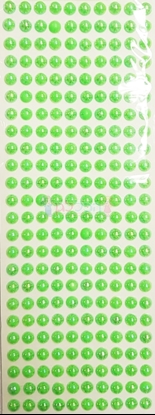 תמונה של מדבקות אבני קריסטל ארוך - עיגולים גדול ירוק מק"ט: GM181
