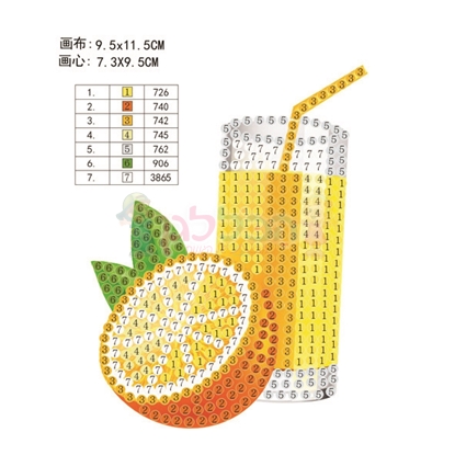 תמונה של יצירת יהלומים מיץ תפוזים