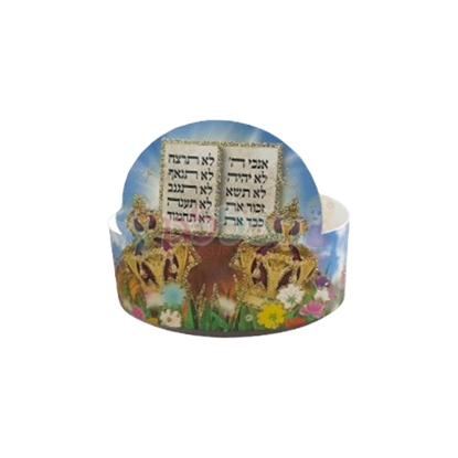 תמונה של כתר שבועות נצנץ 20 יח במארז