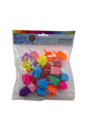 תמונה של סביבון צבעוני 24 יח'