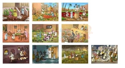 תמונה של ערכת המחשה 10 המכות