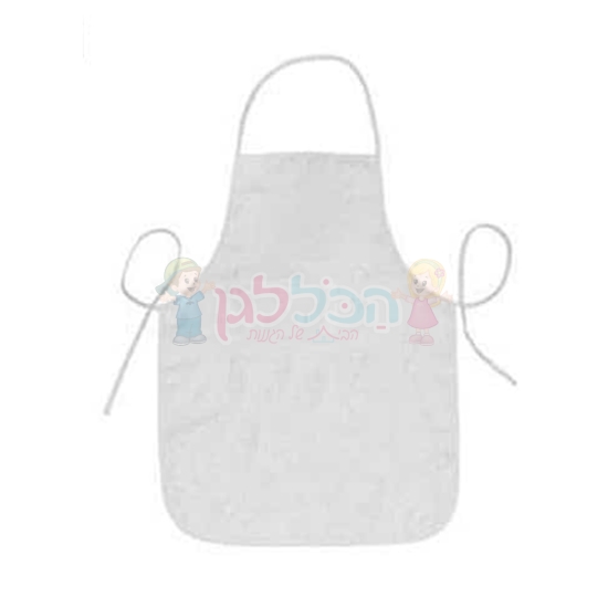 תמונה של סינר לבן חלק